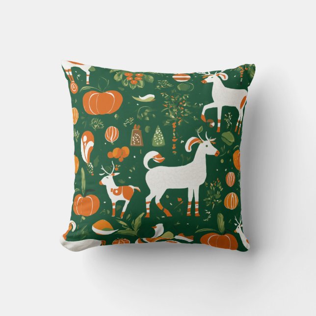 Coussin Accueil Décor Vacances (Recto)