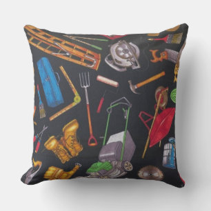 Coussin Accueil et Jardin Outils Lancer l'oreiller