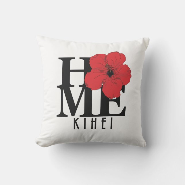 Coussin ACCUEIL Kihei Hawaii (Recto)
