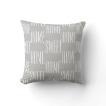 Accueil moderne Sweet Home Typographie Gris