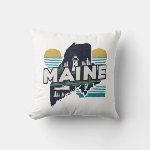 Coussin Accueil State Retro Color Maine