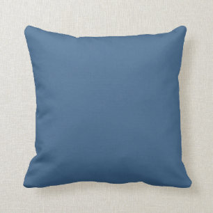 Coussin Acier solide bleu