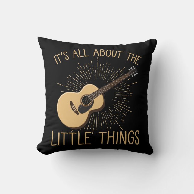 Coussin Acoustique Guitare Lover (Recto)