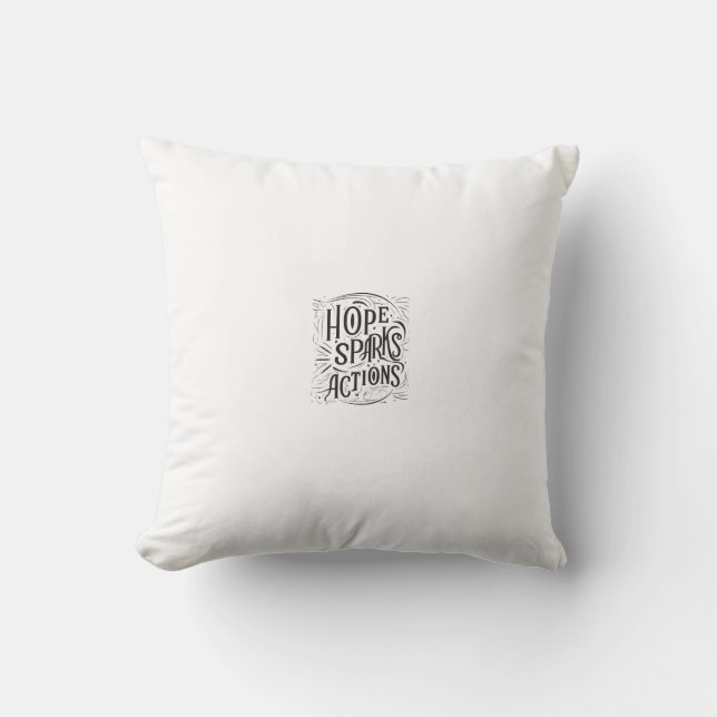 Coussin Actions d'espoir (Recto)