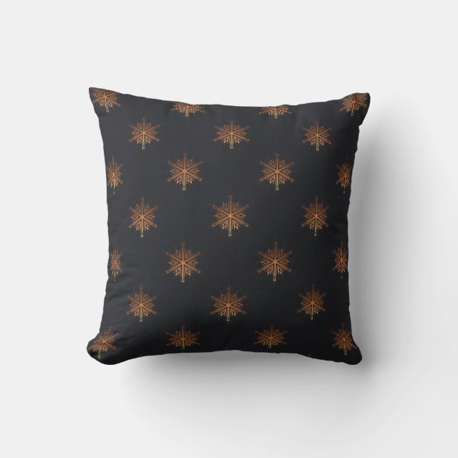 Coussin AD 012 - motif graphique numérique de Noël (Recto)