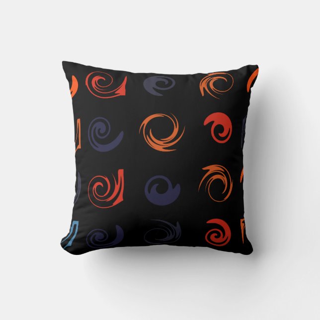 Coussin Addison Paisley Polka (Recto)