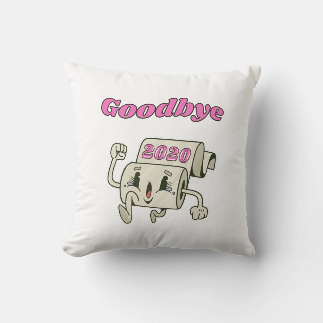 Coussin Adieu 2020 - C’est enfin terminé (Recto)