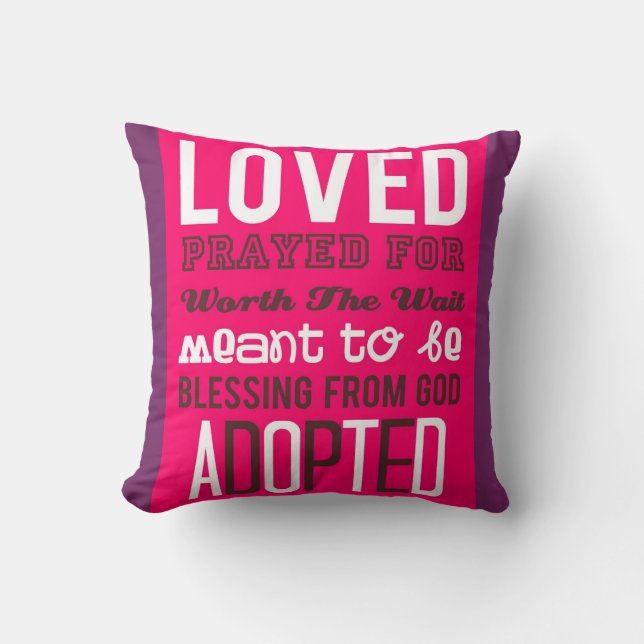 Coussin Adopté (Recto)