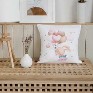 Coussin Adorable Bébé sucré Nom personnalisé Décor de la p