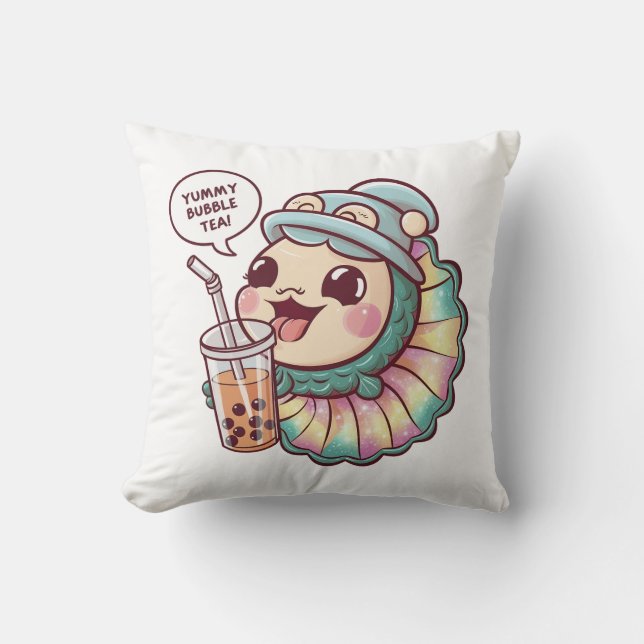 Coussin Adorable Cartoon Aquarium Poisson : Cosy, Kawaii V (Recto)
