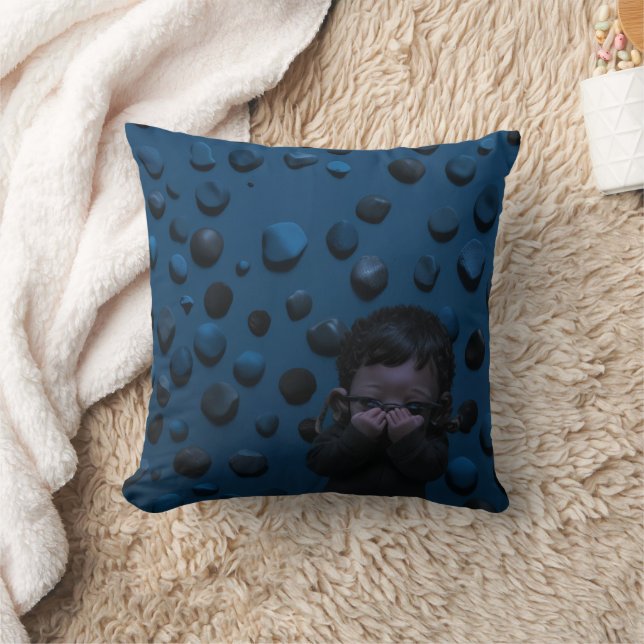 Coussin adorable, mignonne, bébé, enfant, heureux (Couverture)