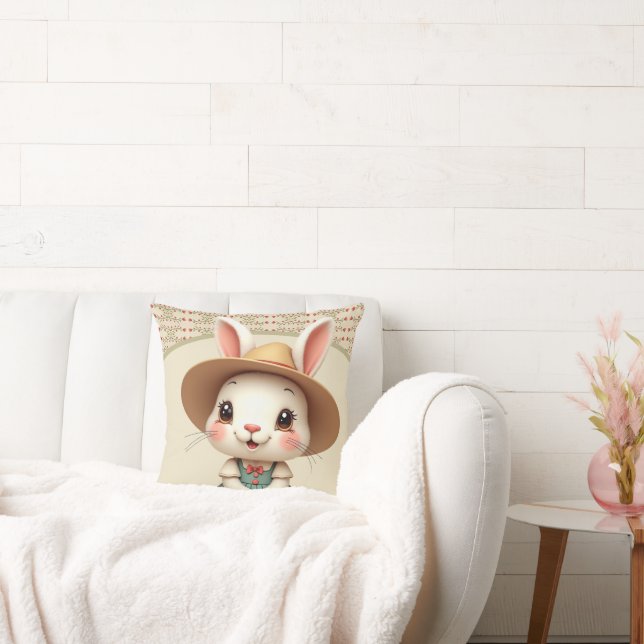 Coussin Adorable Petit Lapin Lapin (Canapé)