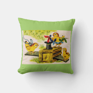 Coussin adorable petit magicien