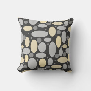 Coussin Adstrat polk corcles point rétro vintage impressio