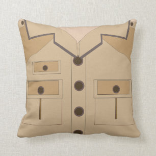 Coussin Adventure Tour Guide Safari Fun Design Art