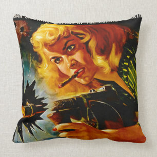 Coussin Affiche de film de crime 1958