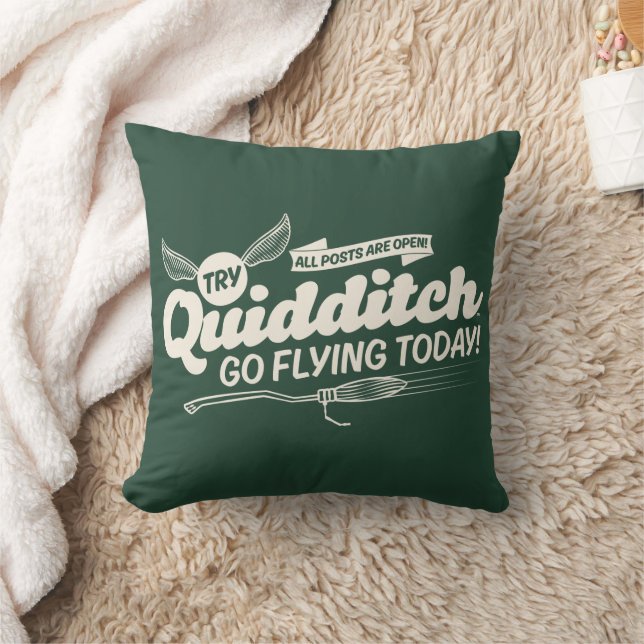 Coussin Affiche de recrutement de QUIDDITCH™ (Couverture)