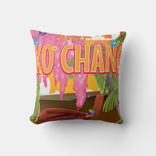 Coussin Affiche de voyage Ko Chang Thaïlande