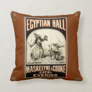 Coussin Affiche gothique vintage