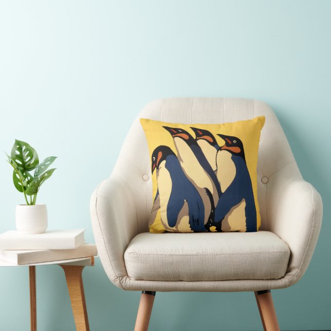 Coussin Affiche Pour Le Transport En Métro Au Zoo De Londr (Chaise)