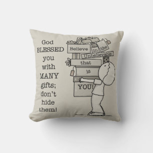 Coussin Afficher vos cadeaux