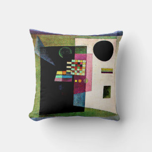 Coussin Affirmant, peinture abstraite de Kandinsky,