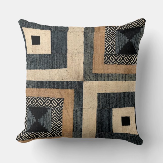 Coussin africain antique III de carré d'impression (Recto)
