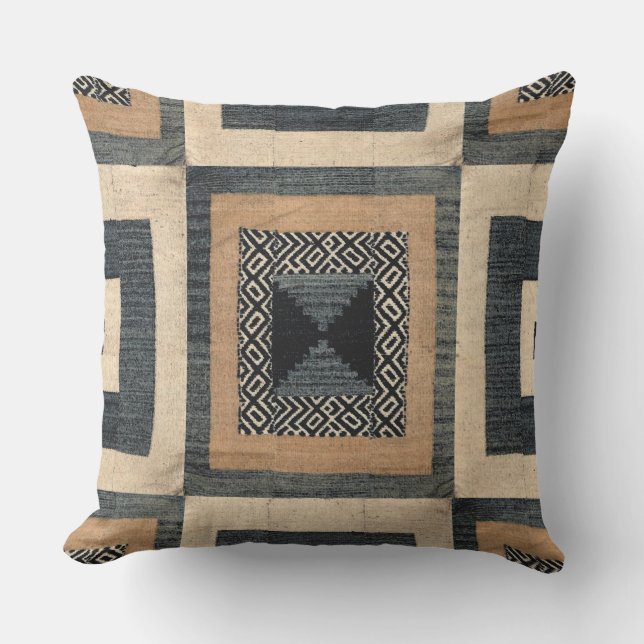 Coussin africain antique IV de carré d'impression (Recto)