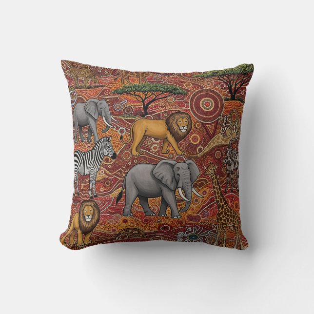 COUSSIN AFRICAN SAFARI ANIMALS (Recto)
