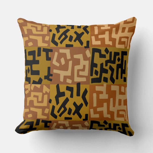 COUSSIN AFRICAN TRIBAL BAKUBA (Recto)