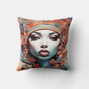 Coussin "Afrofuturisme : Rêves vibrants d'héritage"