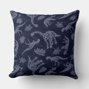 Coussin Âge Des Dinosaures Squelette Motif