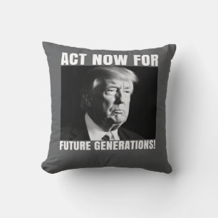Coussin Agir maintenant pour les générations futures - Sen