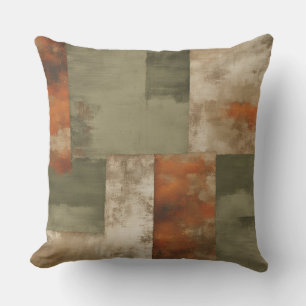 Coussin Agritourisme moderne Sage Green Orange