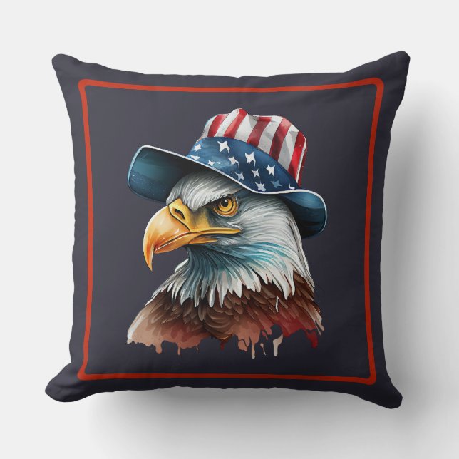 Coussin Aigle Americana (Recto)