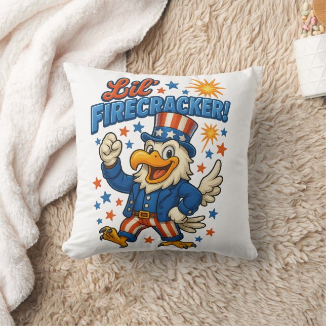 Coussin Aigle classique de Lil’ Firecracker Freedom (Couverture)
