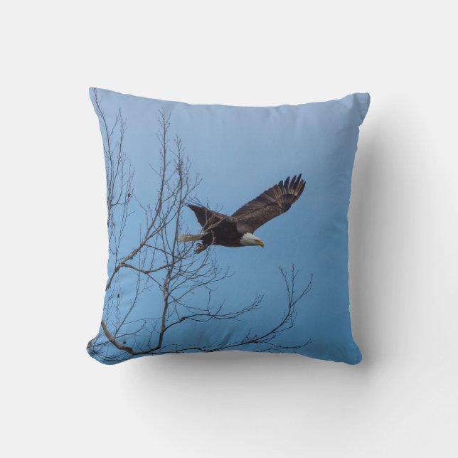 Coussin Aigle en vol (Recto)