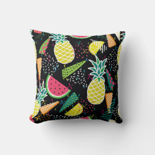 Coussin Aiguille de pastèque : Motif géométrique sans fil