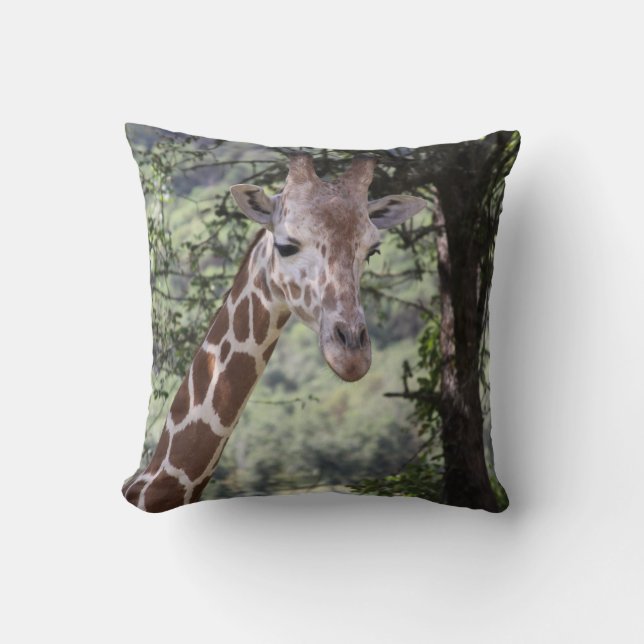 Coussin Aimez cette girafe (Recto)