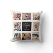 Aimez Grammy | Grand-mère Coeurs 8 Collage photo