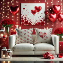 Aimez-vous Marbre Rouge Coeur Saint Valentin Coupl