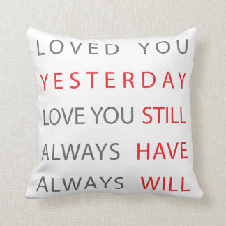 Coussin Aimez-vous se reposent toujours