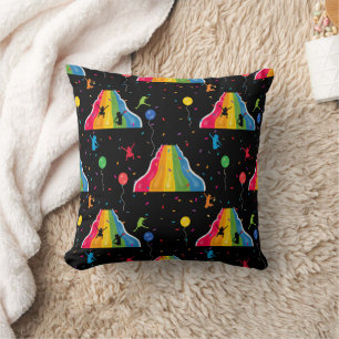 Coussin Aire de jeux intérieure pour enfants avec toboggan