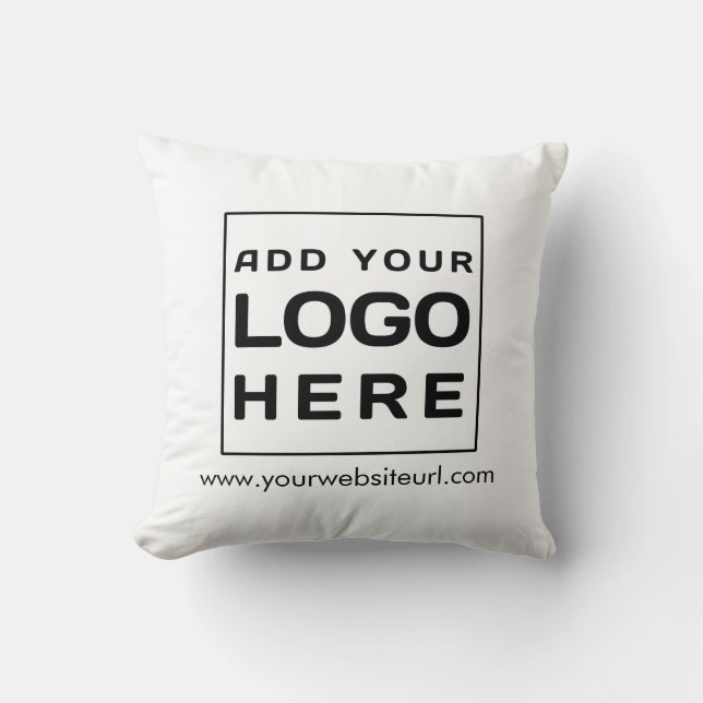 Coussin Ajouter Business Marque Logo Entreprise Bureau Réc (Recto)