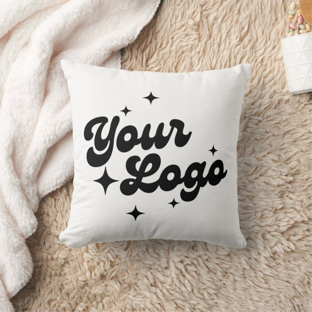 Coussin Ajouter un logo d'entreprise (Couverture)