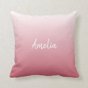 Coussin Ajouter un nom Ombre saumon rose
