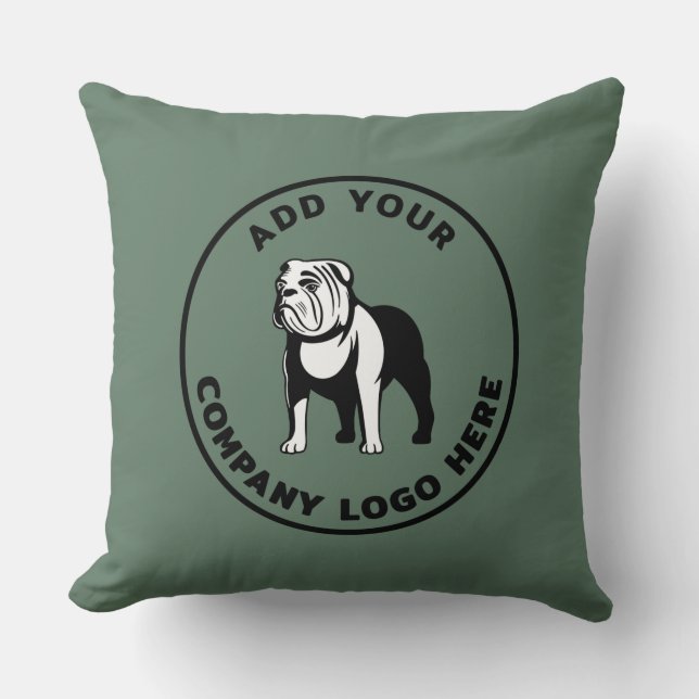 Coussin Ajouter votre entreprise Logo promotionnel (Recto)