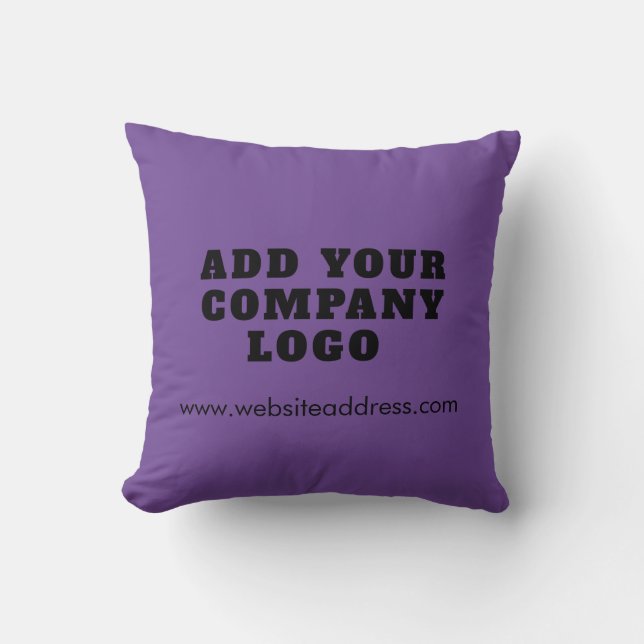 Coussin Ajouter votre logo d'entreprise Shoroom and Office (Recto)