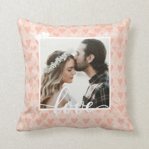 Coussin Ajoutez vos propres coeurs faits sur commande