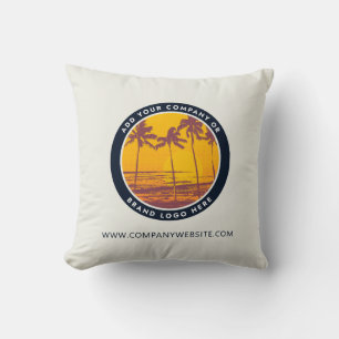 Coussin Ajoutez votre logo personnalisé Marque de l'entrep